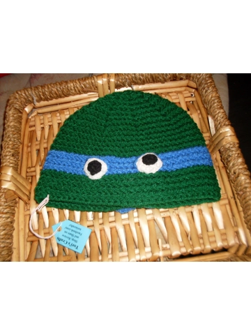 Hand Crocheted Hat Size Child TMNT