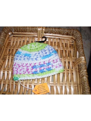 Hand Crocheted Hat Size 3-6 Months