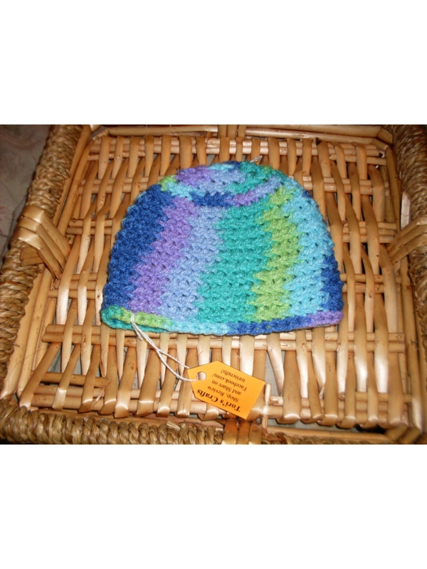 Hand Crocheted Hat Size 3-6 Months