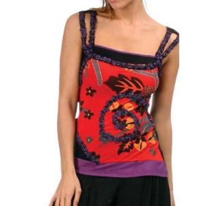 Printed summer tank top (216)