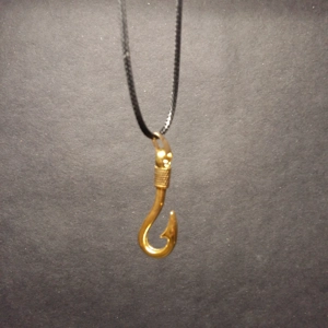 Golden Folklaw Fish Hook Nec..