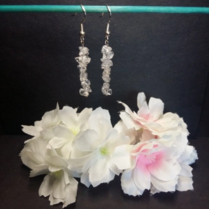 Crystal Quartz Stack Earrings