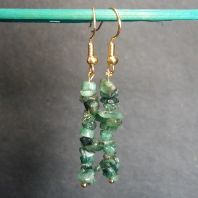 Emerald Stack Earring