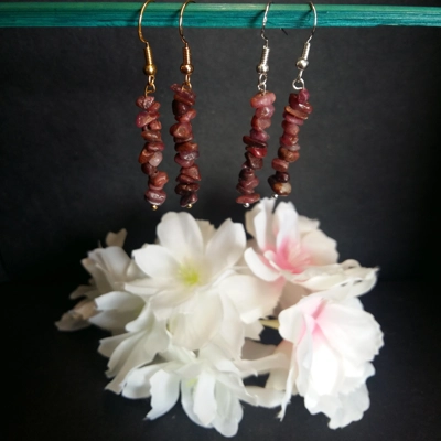 Ruby Stack Earrings