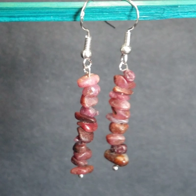 Ruby Stack Earrings