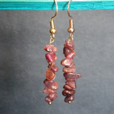 Ruby Stack Earrings