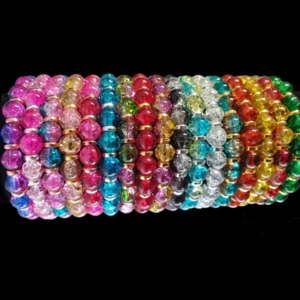 Crackle Bead Bracelets