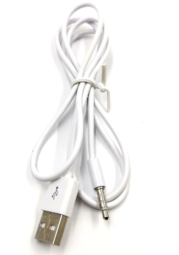 aux to usb audio cable white only