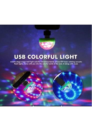 Usb mini disco ball