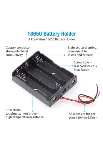 10850 3 way battery holder replacement