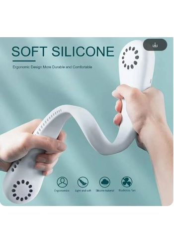 Neck fan white only