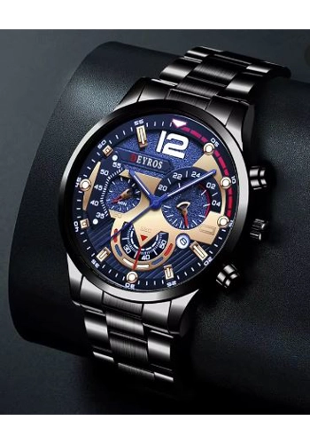 Mens luxury quartz watch