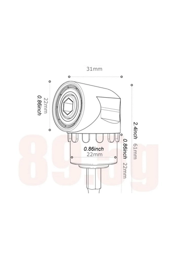 Angle Socket Drill Adaptor