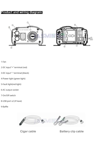 600w heavy duty inverter