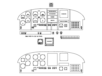 PA28 180 1966 1 piece "upgrade" panel