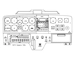 Cessna 150 L panel CAD drawing.