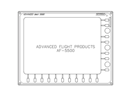 AF5500 display CAD drawing