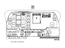 Bonanza A36 panel CAD drawing
