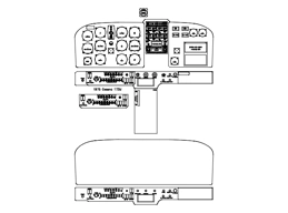 Cessna 172M (1975) panel drawing DXF