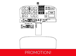 Cessna 172M (1975) panel drawing DXF