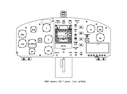 Cessna 150 F panel