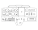 Cessna 150 L panel CAD drawing.
