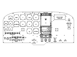 Cessna 172S panel drawi..