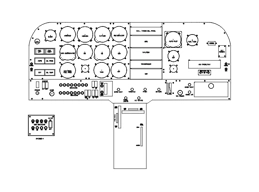 Cessna 172RG Cutlass panel DXF