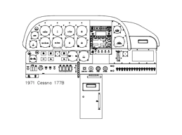 Cessna 177B (Cardinal) panel