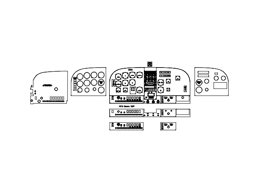 Cessna 182 P panel draw..