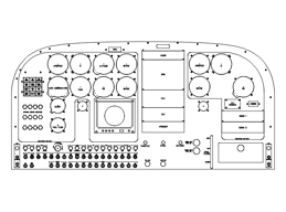 Cessna 185 panel drawing DXF