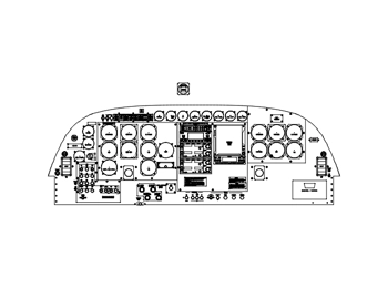 Cessna 208 Caravan panel CAD drawing