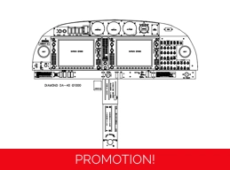 DA-40 G1000 panel CAD d..