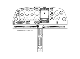 DA-40 TDI panel CAD drawing
