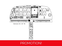 DA-40 TDI panel CAD drawing