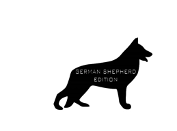 GERMAN SHEPHERD EDITION car badge decal