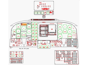 King Air panel CAD drawing