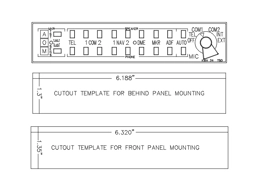 Bendix King KMA24 Comm panel