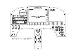 Long EZ CAD panel drawing