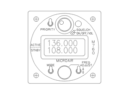 Microair M760 CAD drawing