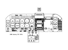 Mooney M20 J 201 panel