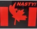 "NASTY" Canadian vinyl decal