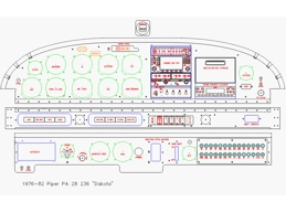 PA 28 236 Dakota panel CAD drawing