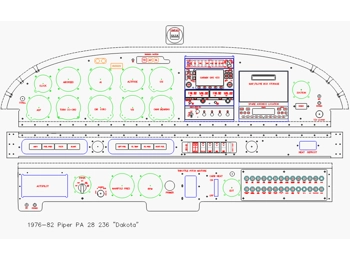 PA 28 236 Dakota panel CAD drawing