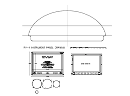 RV 4 panel outline CAD drawing