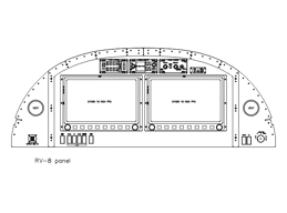RV-8 panel CAD drawing