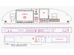 DH PA28R-180 panel CAD