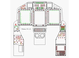 PC-21 Panel CAD drawing