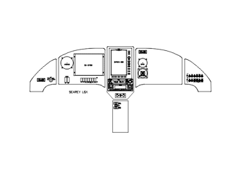 Searey panel CAD drawing