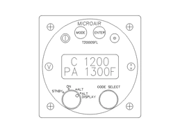 MMICROAIR T2000SFL  CAD drawing